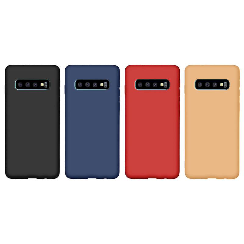 Durable Soft TPU Anti Slip Back Case Phone Simple Cover for Samsung Galaxy S10