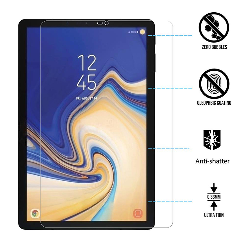 Anti-shatter Ultra Thin Tempered Glass Film Screen Protector Screen Ward for Samsung Galaxy tab s4