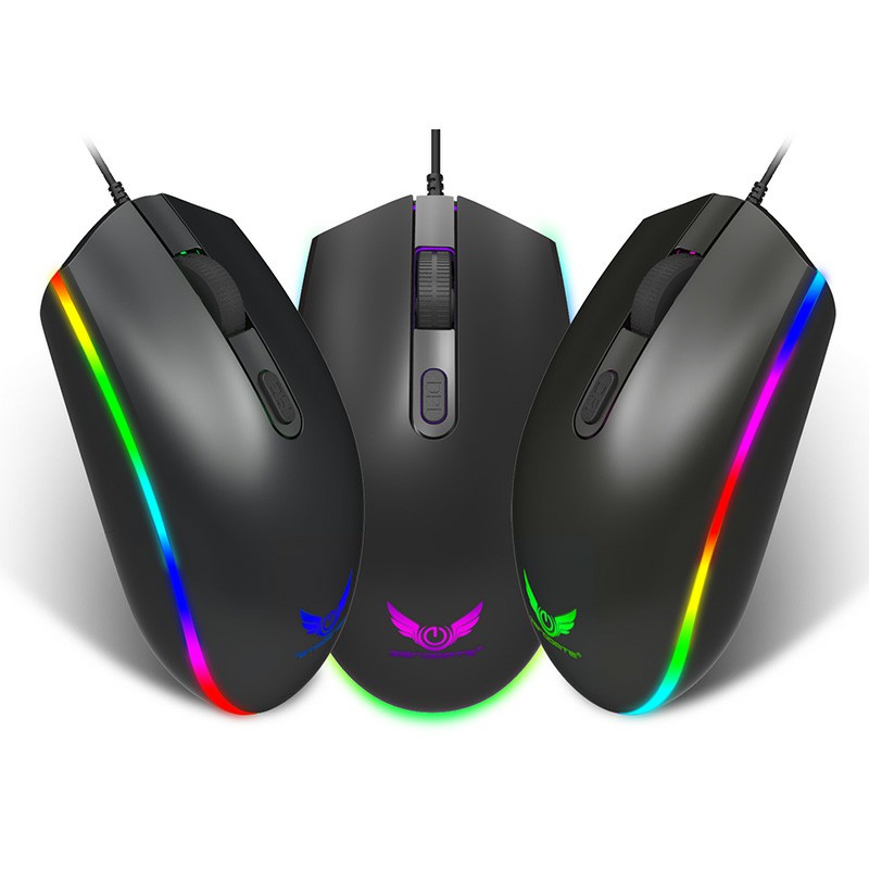 S900 Adjustable 1600 dpi RGB Colorful Gaming Mouse Optical Wired Gaming Mouse