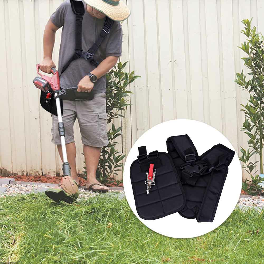Adjustable Padded Shoulder Harness Strap Garden Cropper Grass Cutter Trimmer Strimmer Strap