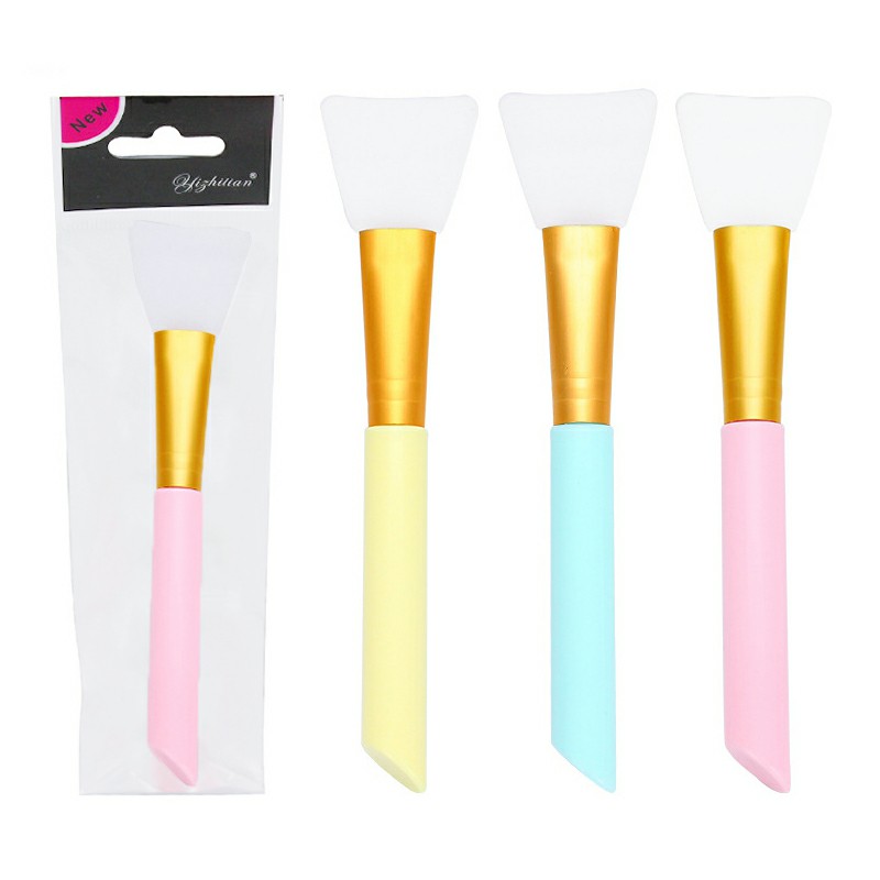 Face Care Soft Silicone Foundation Painting Mask Brush Beauty Makeup Tool DIY Soft Mask Stick
