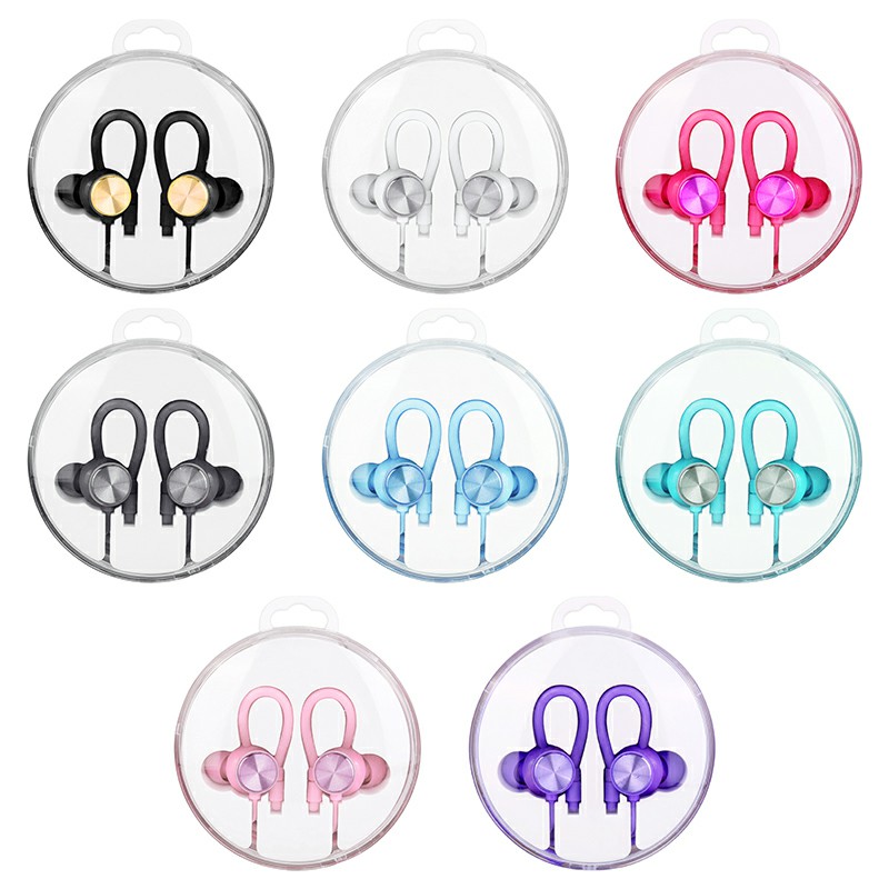 3.5mm Wired Universal Fashion Sport In-ear Headphones Earohones for Android iPhone Smart Cellphones