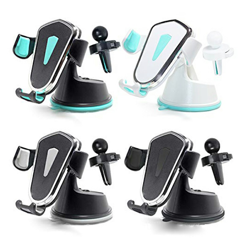 Gravity Cellphone Bracket Suction Mount Universal Phone Stand Holder for Car Air Conditioning Outlet Dashboard