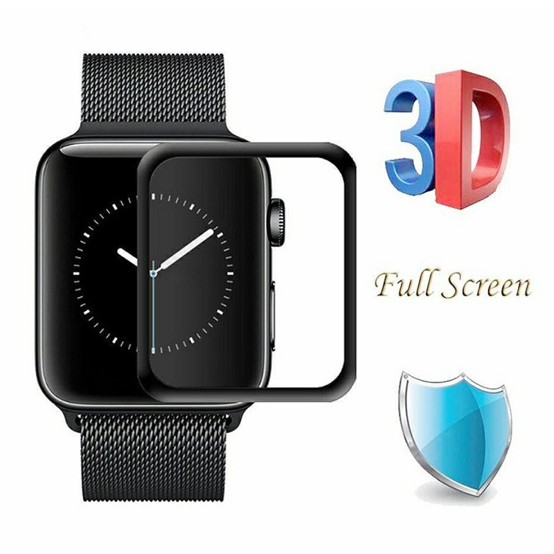 3D Tempered Glass Screen Protector Film for Apple Watch iWatch 4 3 2 1