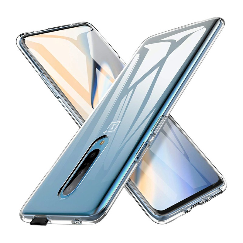 Ultra Thin Slim Transparent Phone Case Cover Shock Absorbtion Soft Case for Oneplus 7 Pro
