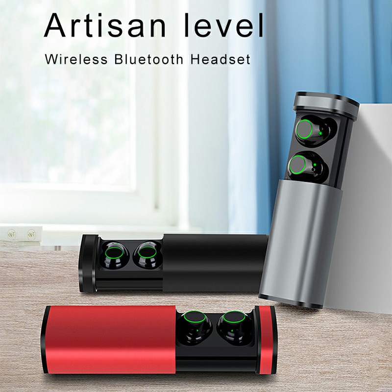 X23 TWS 5.0 Metal Stylish Wireless Earphones Headset Stereo Earbuds with Charging Case