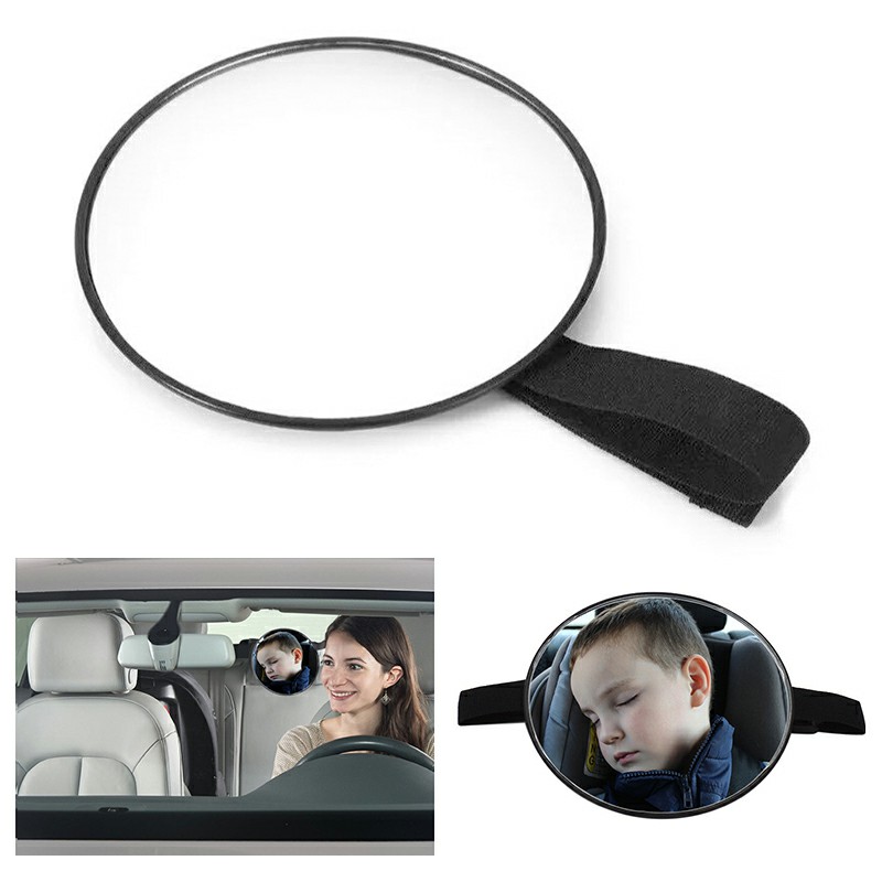 Car Rear Seat Large Wide View Baby Child Infant Care Seat Safety Mirror Headrest Mount