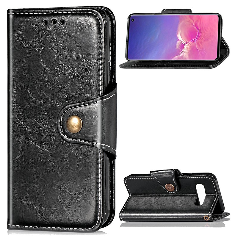 Wallet Flip Stand Cover Phone Case PU Leather Full Cover for Samsung Galaxy S10