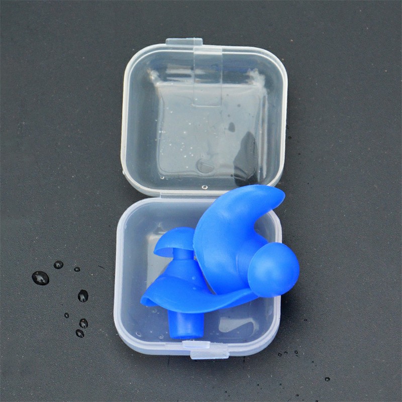 1 Pair Soft Ear Plugs Environmental Silicone Waterproof Dust-Proof Earplugs