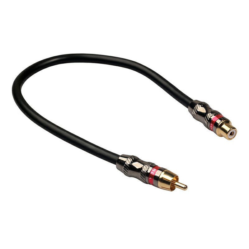 TR026MF-03 RCA Male to Female Audio Video Extension Cable - 0.3m