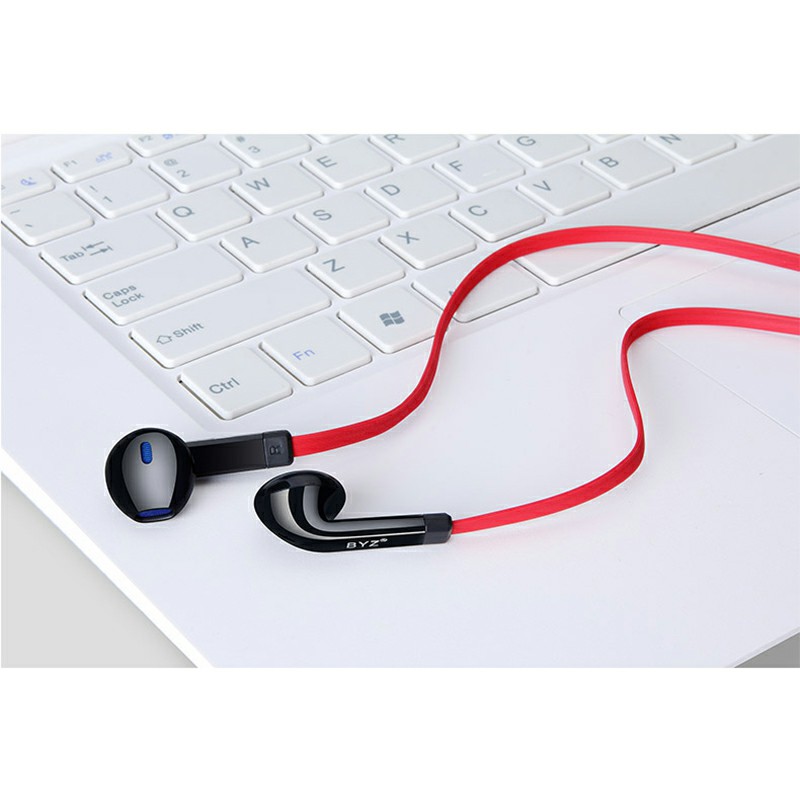 BYZ S800 Wired Headphones 3.5mm In Ear Music Stereo Earphones Earbuds with Microphone for Phones and Computer