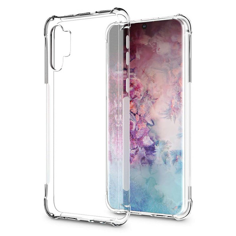 Soft TPU Silicone Skin Clear Case Protective Bumper Back Cover for Samsung Galaxy Note 10+