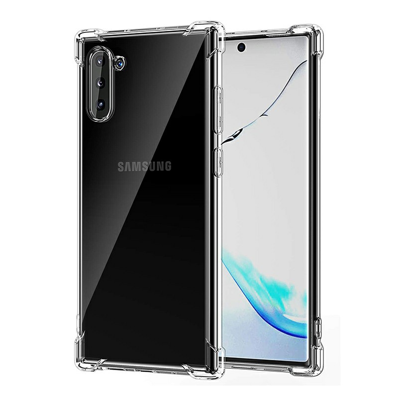 Soft TPU Silicone Skin Clear Case Protective Bumper Back Cover for Samsung Galaxy Note 10