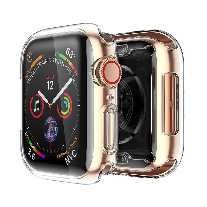 High Transparent Soft TPU Apple Watch Protective Case Cover for iWatch Series 4 - 40mm