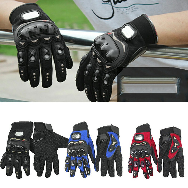 Men Thermal Waterproof Motorbike Motorcycle Gloves Carbon Knuckle Protection Gloves