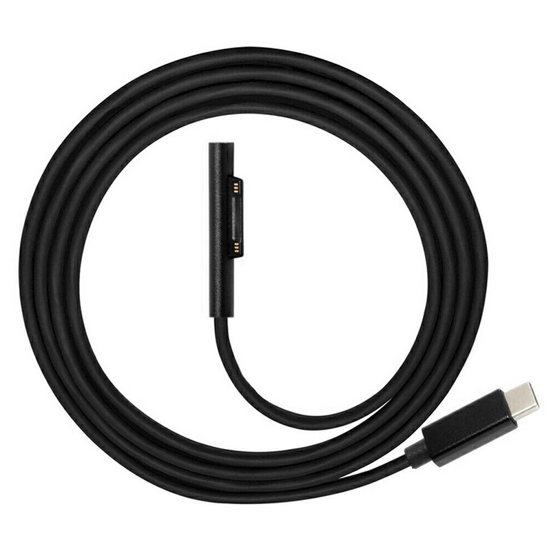 Type C USB C DC 12-15V to Microsoft Surface Pro 3 Pro 4 Pro 5 Pro 6 Charging Cable