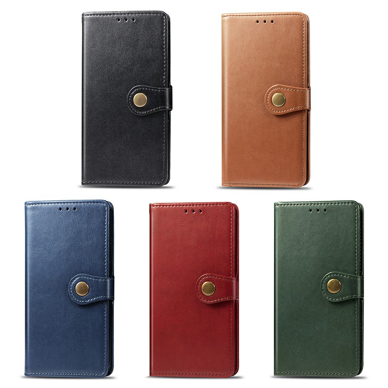 Magnetic Buckle PU Leather Wallet Case Cover with Stand Holder Function for Huawei P30 Lite