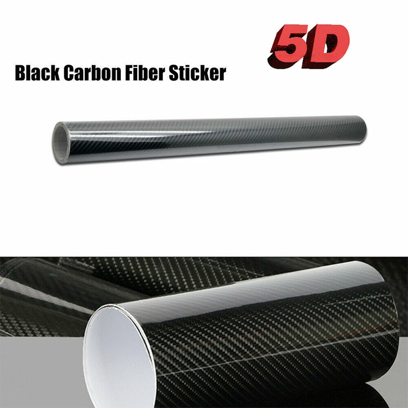 5D Carbon Fiber Vinyl Wrap Sheet Film Sticker Car Wrap Auto Film - 150 x 30CM