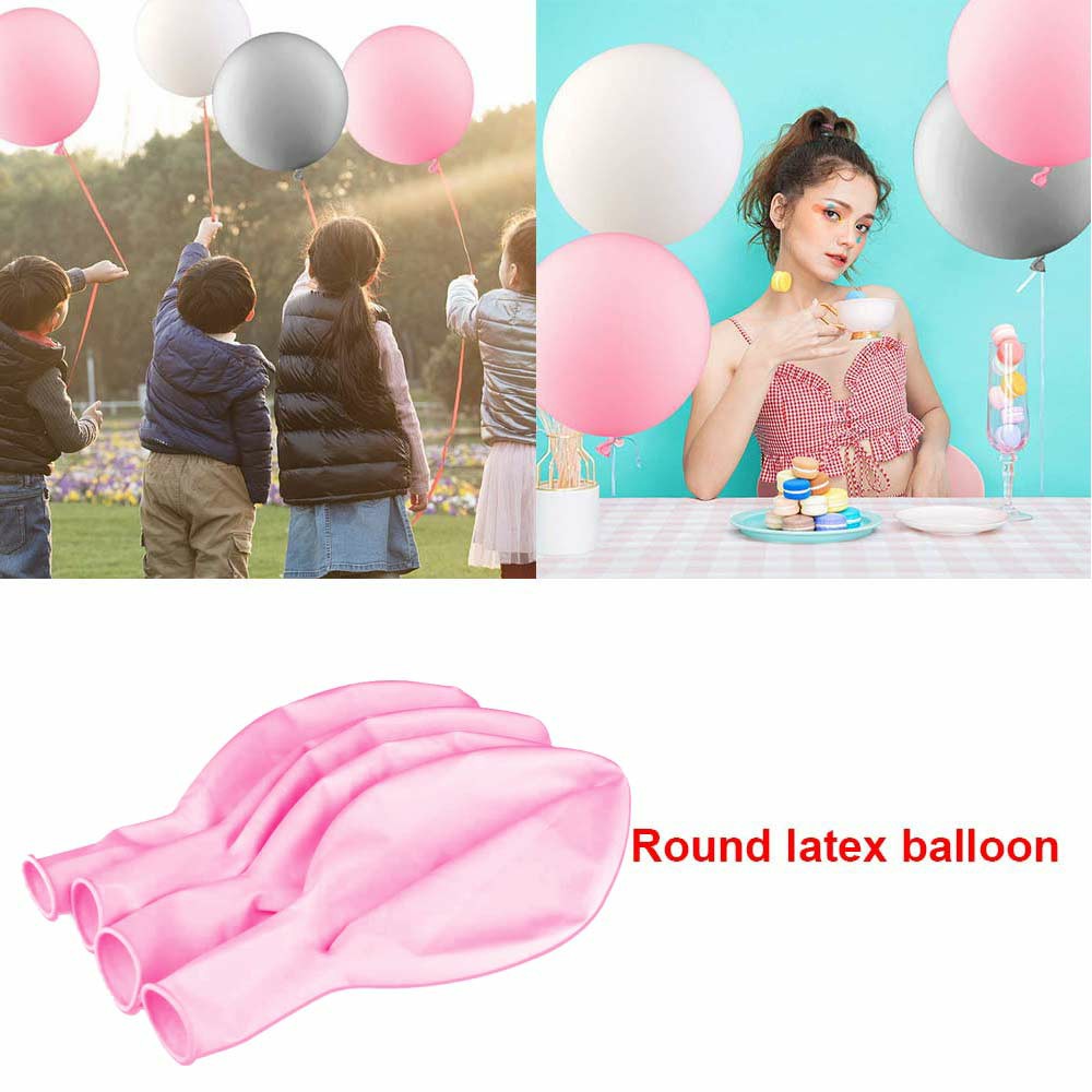 5 Pieces Round Latex Balloons 36 inches Wedding Decor Helium Big Large Giant Ballons for Wedding Festival