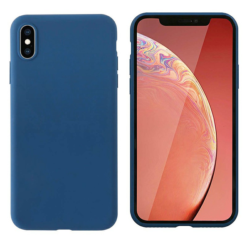 Ultra Thin Phone Case Slim TPU Liquid Silicone Protective Cover Case for iPhone X/XS
