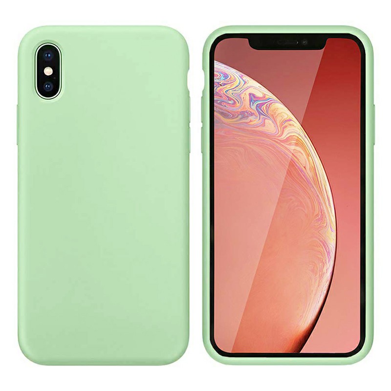 Liquid Silicone Shockproof Cover Case Ultra Thin Slim Phone Case for iPhone XS Max