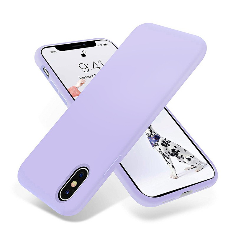 Liquid Silicone Shockproof Cover Case Ultra Thin Slim Phone Case for iPhone XS Max
