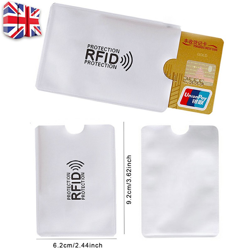 RFID Card Sleeve Wallet Blocking Protector Debit Credit Contactless Wholesale 
