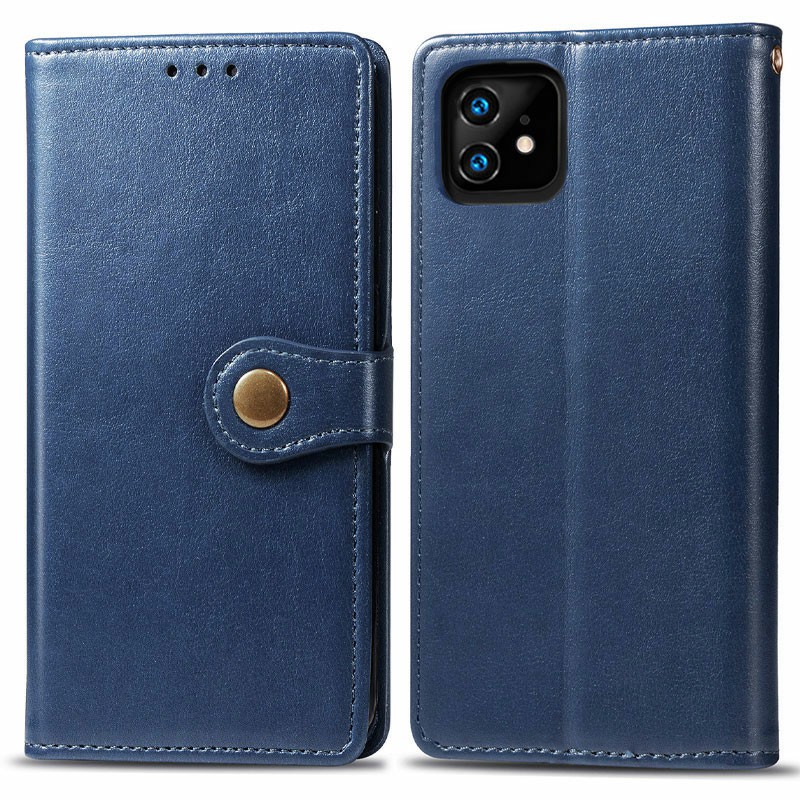 PU Leather Wallet Case iPhone Cover with Magnet Card Holder Flip Stand Cellphone Cover for iPhone 11
