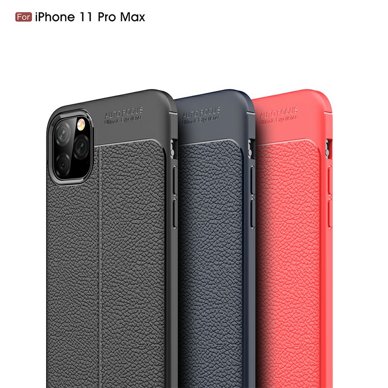 Thin Back Case Grainy Soft Silicone Phone Case TPU Bumper Protective Case for iPhone 11 Pro Max