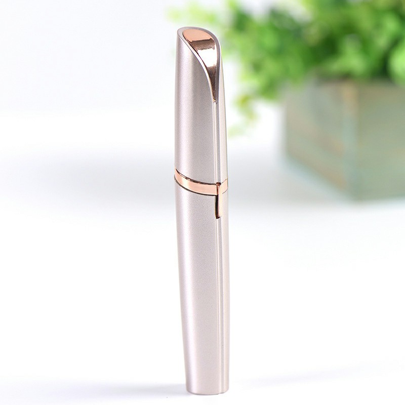 Mini Lipstick Shape Electric Eyebrow Trimmer Shaver Face Brows Hair Remover Painless Eye Brow Epilator Pen