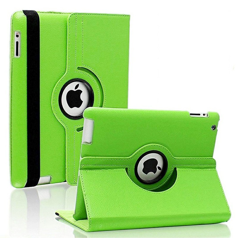 PU Leather Grainy Pattern 360 Degree Rotating Flip Case Protective Cover for iPad 2/3/4
