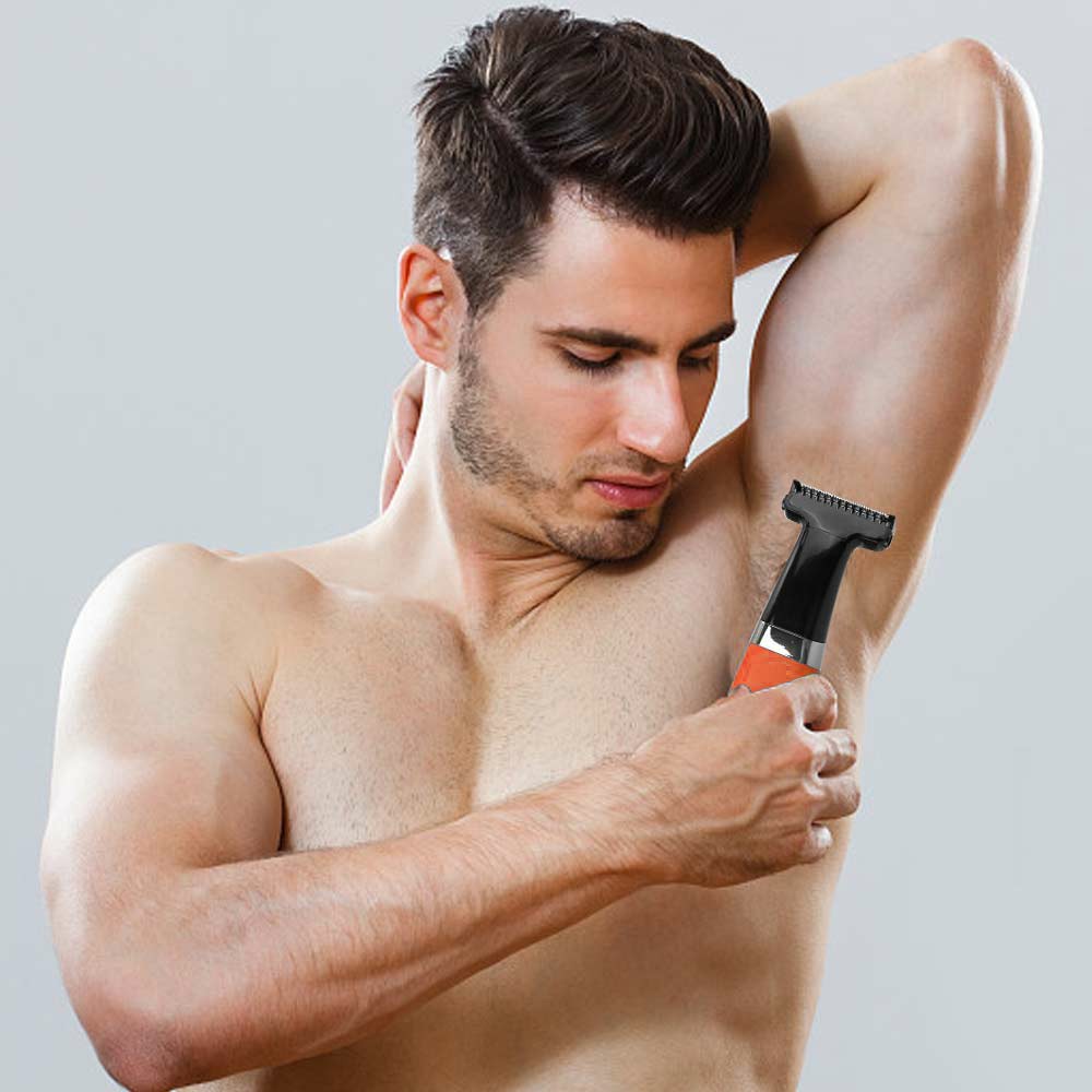 Portable Washable Rechargeable Hair Clipper Shaver Electric Men Eyebrow Cordless Body Hair Trimmer Beard Shaver