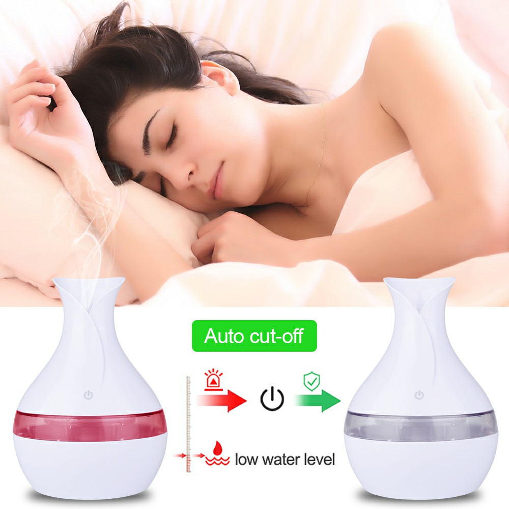 Mini Electric LED USB Oil Essential Aroma Diffuser Humidifiers Air Purifier Aromatherapy Machine 300 ML