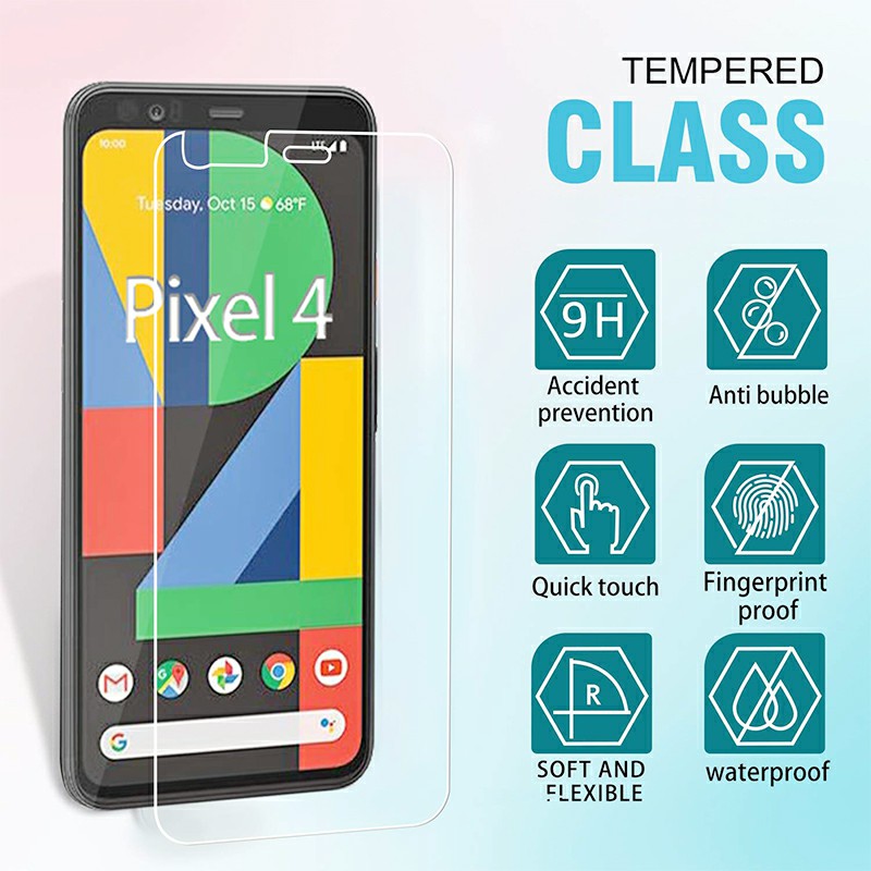 Transparent HD Clarity Scratchproof Screen Protective Film Screen Protector 3D Glass Tempered Glass for Google Pixel 4