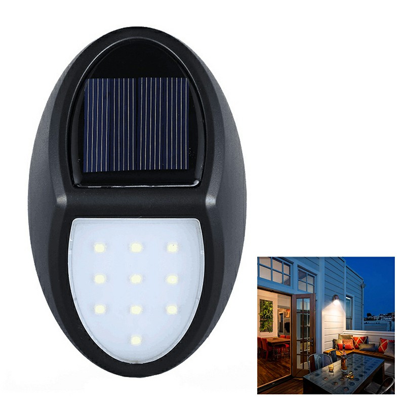 10 LED SMD 2835 Solar Powered IP65 Waterproof Motion Sensor Outdoor Courtyard LED Wall Light