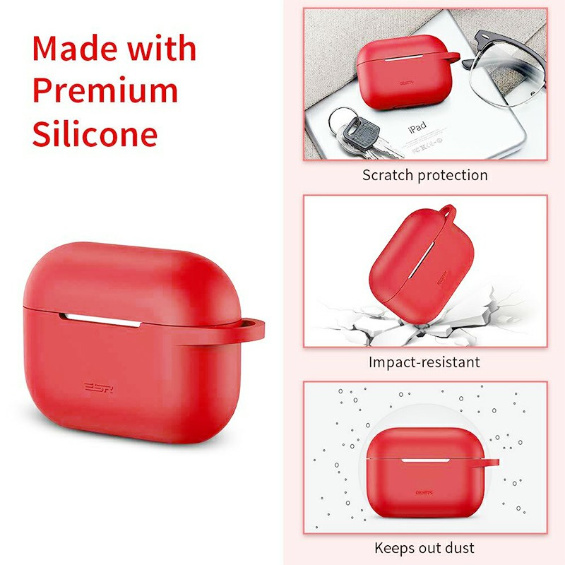Super Soft Silicone Protective Case Cover Portable Wireless Bluetooth Earphone for Apple AirPods Pro