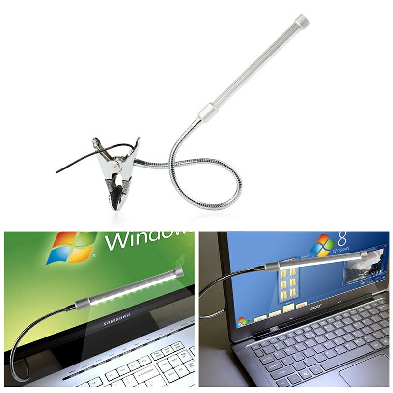 Adjustable Multi-angles USB Clamp Clipper LED Light Reading Table Light Desk Bedside Table Lamp