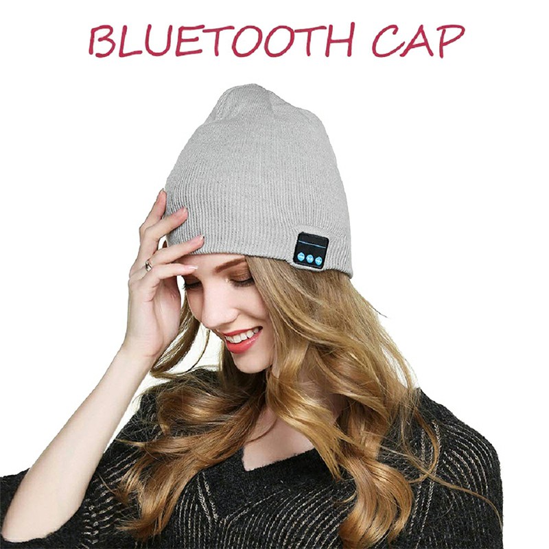 Fashion 4.2 Bluetooth Hat Electronic Kinnited Beanie Hat Hands-free Call for Men and Women