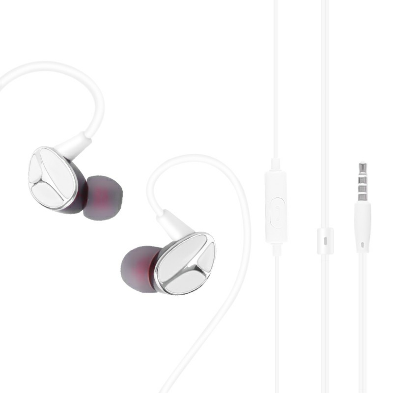 3.5mm Wired Control In-ear Earphone Creative Special Design Headphones Music Earbuds with Mic