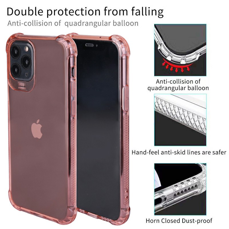 Ultra Slim Back Bumper Cover Soft TPU Rubber Fitted Skin Silicone Protective Case for iPhone 11 Pro