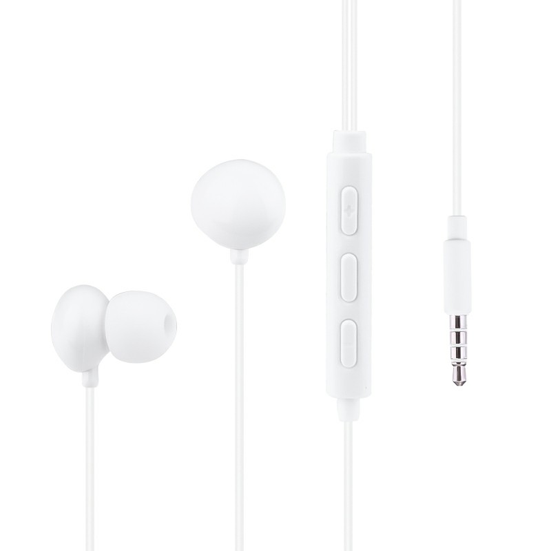 ES-009 Wired 3.5mm Heaphones In-ear Earphone Built-in Microphone and Button