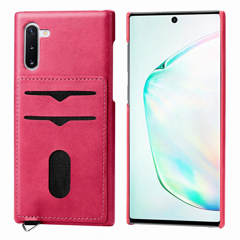 Protective Back Cover Wallet Leather Case with Two Card Slots for Samsung Galaxy Note 10