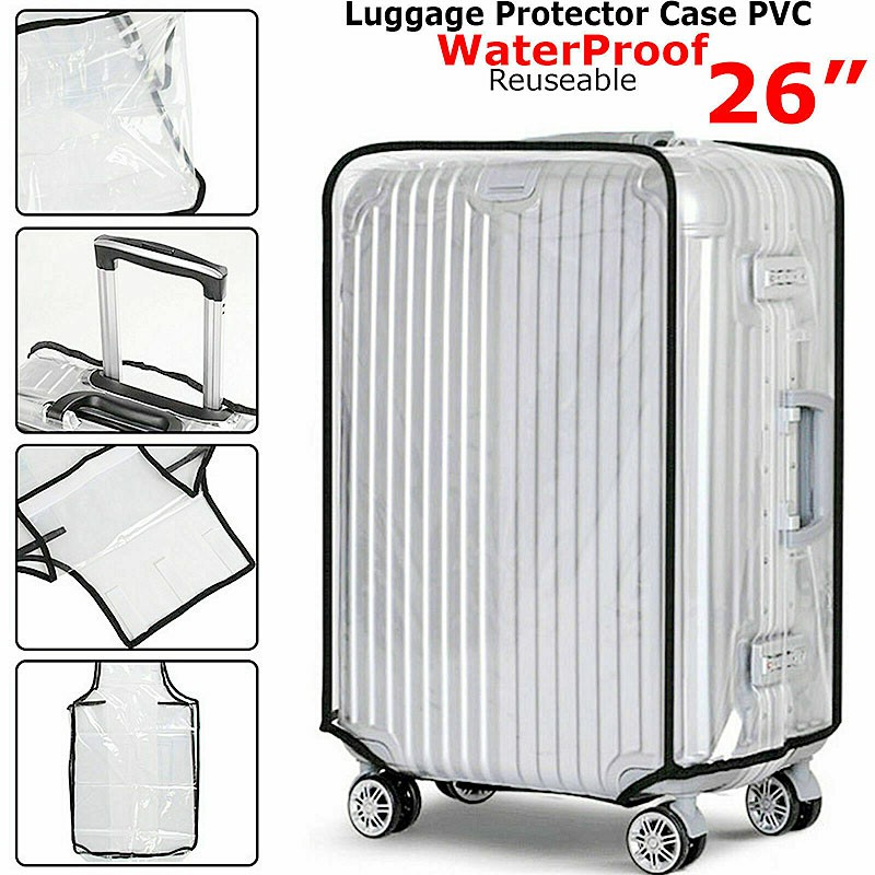 Waterproof PVC Suitcase Protector Case Cover Anti Scratch Clear Cover