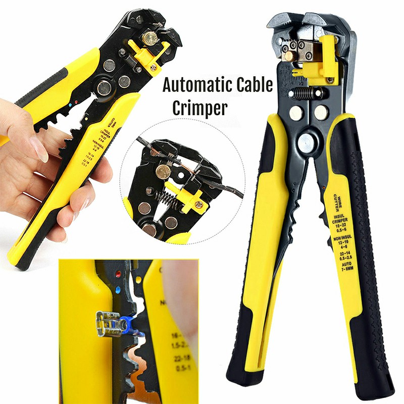 Self Adjustable Automatic Cable Wire Stripper Cutter Crimper Crimping Plier Tool