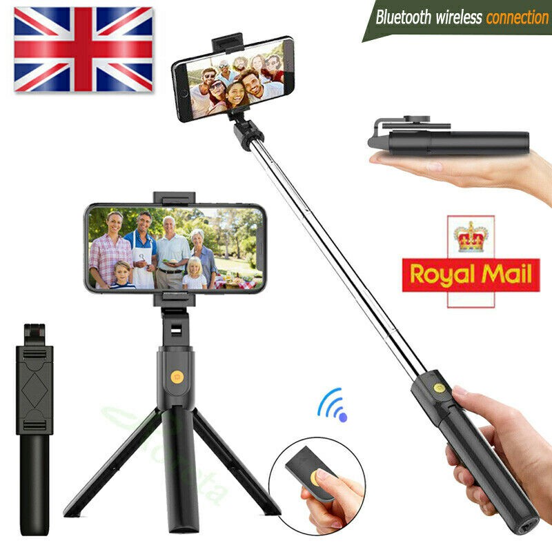 Telescopic Selfie Stick Bluetooth Remote Tripod Monopod Phone Holder Live Shooting for iPhone Samsung