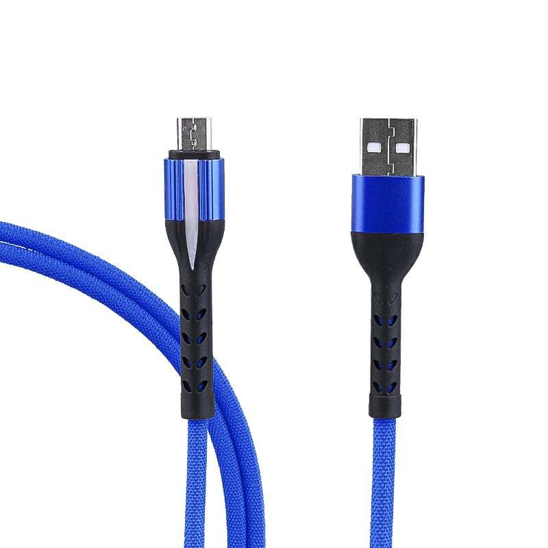 1m Micro USB Fabric Braided Quick Charge Wire Charger Cable Android Charging Cable