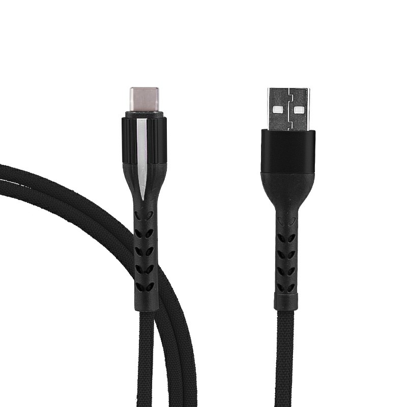 1m Type C Fabric Braided Quick Charge Wire Charger Cable USB 3.1 Charging Cable