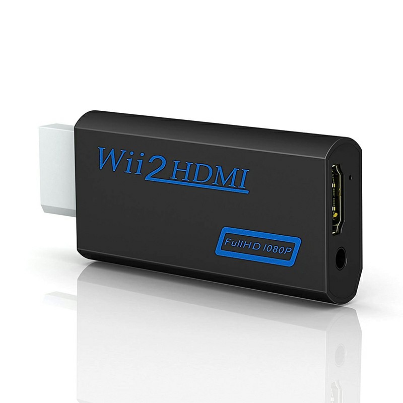 Wii to HDMI converter Output Video Adapter with 3.5 mm Audio Jack Support all Wii Display Modes for Nintendo