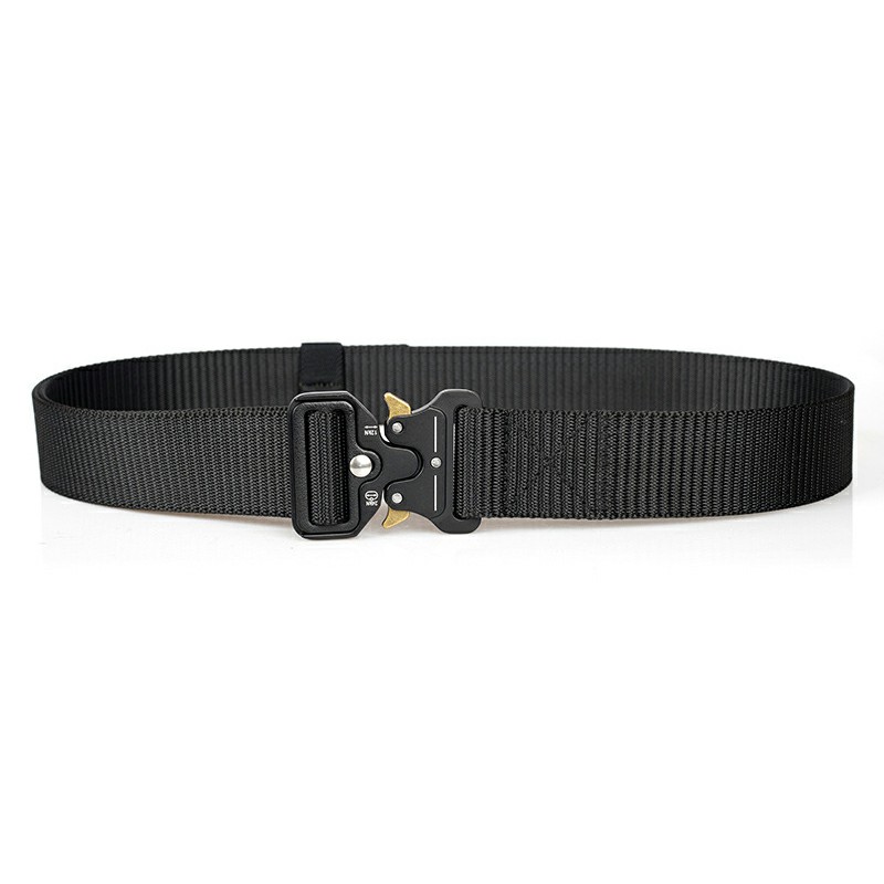 Nylon Waist Belts Zinc Alloy Tactical Belt Quick Release Inserting Buckle