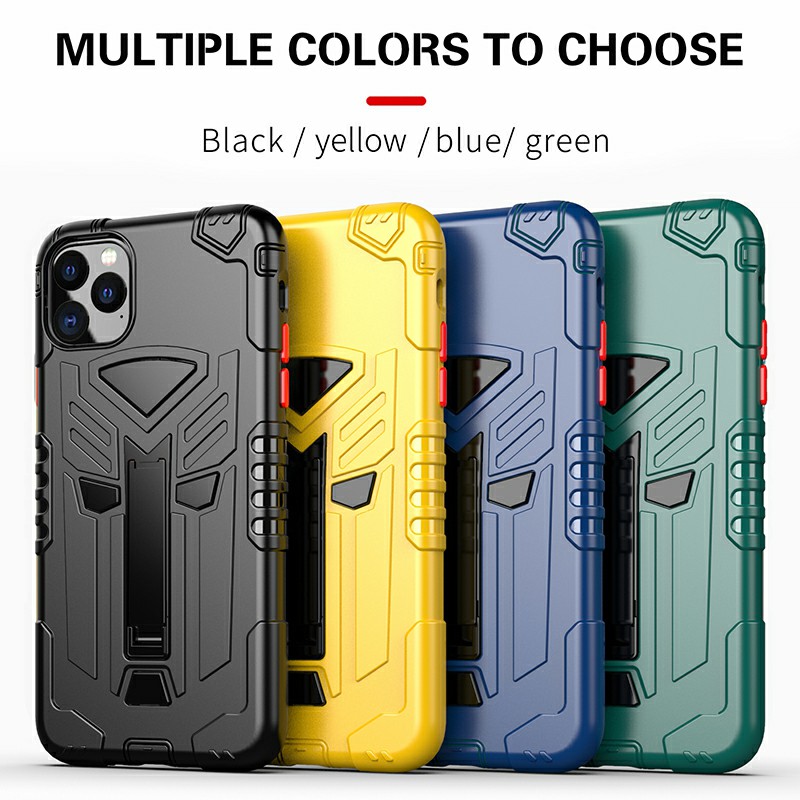 Heavy Duty Rugged Armor TPU Shockproof Case Fitted Cover for iPhone 11 Pro Max